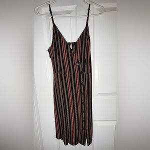 NWOT Xhilaration Striped Button Down Dress